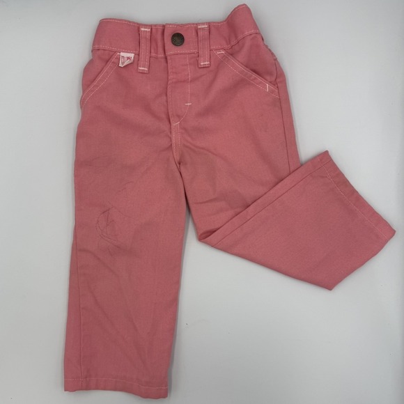 Garanimals Other - VTG 70-80s Garanimals Pink Kids 4-5T Pants Embroidered Hearts & Flowers, STAINED